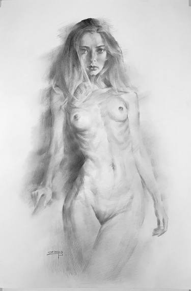 Original Portraiture Nude Paintings by eagle zac