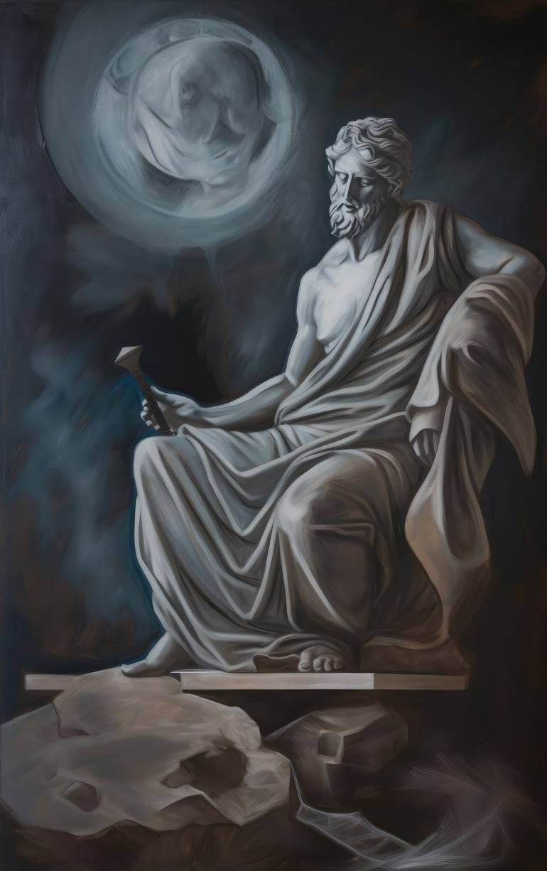 Philosopher Socrates Painting By Alexandr Kharitonov Saatchi Art   9431779 TEACWOBJ 7 