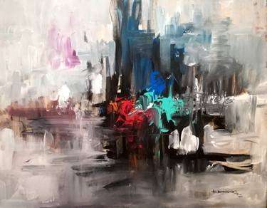 Original Abstract Expressionism Abstract Paintings by Enrique Bravo