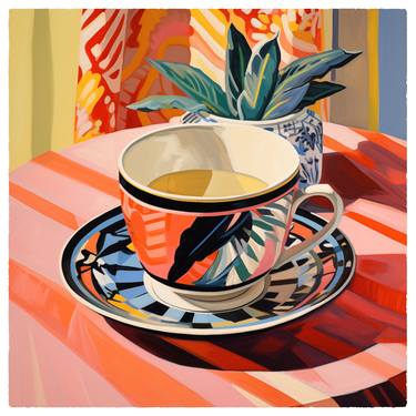 Print of Art Deco Still Life Paintings by Julie Lynch