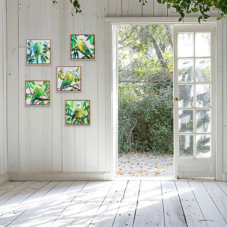 Original Contemporary Animal Painting by Julie Lynch