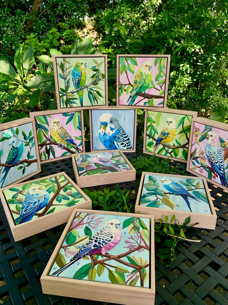 Original Contemporary Animal Painting by Julie Lynch