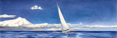 Original Realism Boat Drawings by Matthew Bohn