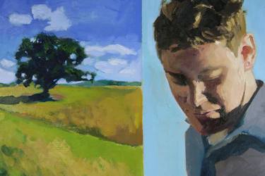 Original Figurative Nature Paintings by John Heywood-Waddington