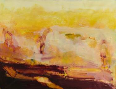 Original Color Field Painting Seascape Painting by John Heywood-Waddington