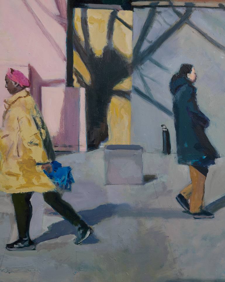 Original Contemporary People Painting by John Heywood-Waddington