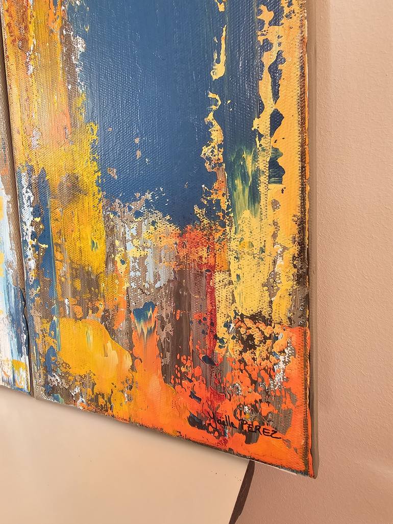 Original Abstract Painting by Yaëlle PEREZ
