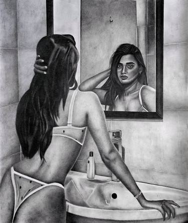 Original Women Drawings by Usama Azam