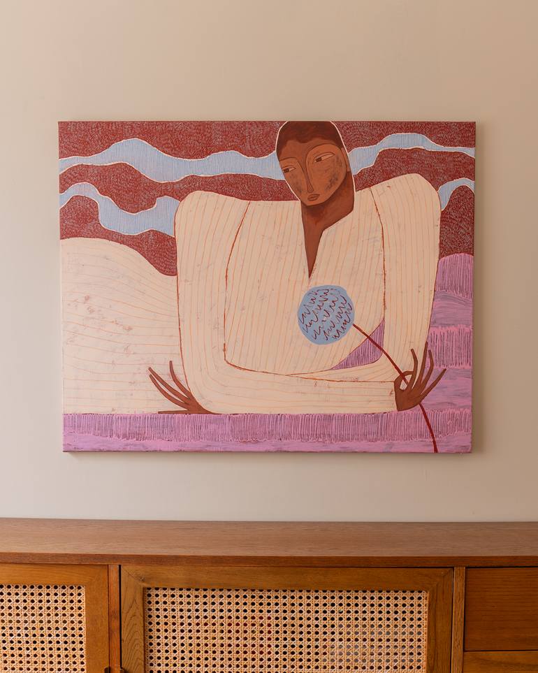 Original Figurative People Painting by Camille Jouarre