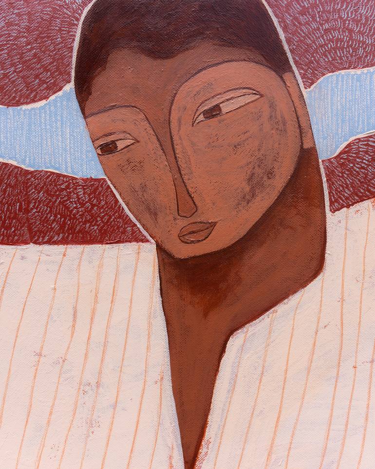 Original Figurative People Painting by Camille Jouarre