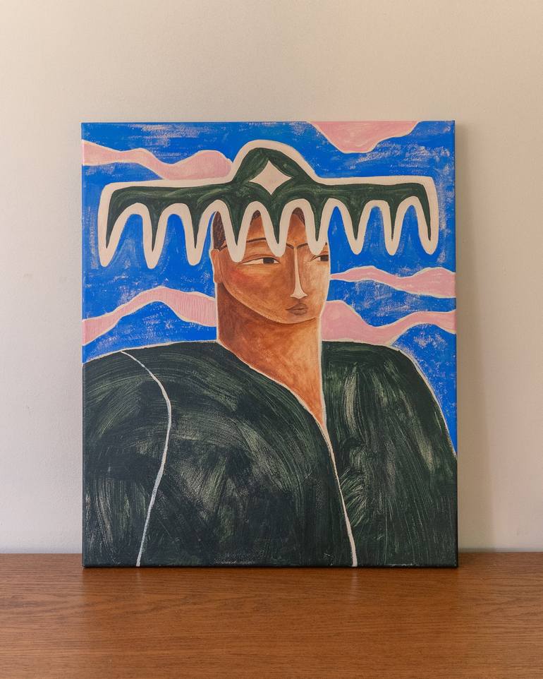 Original Figurative People Painting by Camille Jouarre