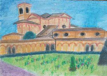 Original Impressionism Architecture Drawings by Chris G