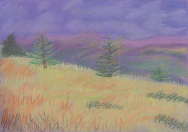 Original Impressionism Nature Drawing by Chris G