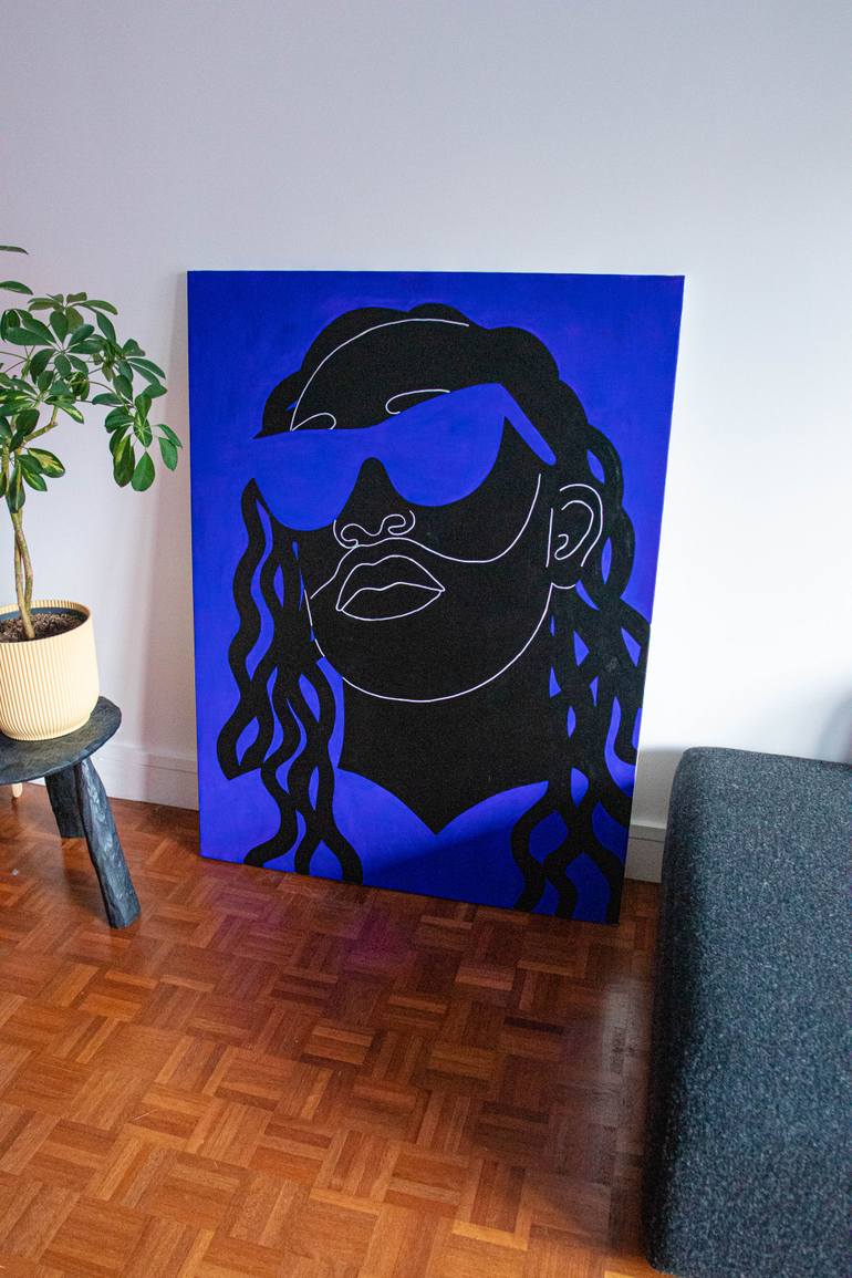 Original Illustration People Painting by Aurélia Durand