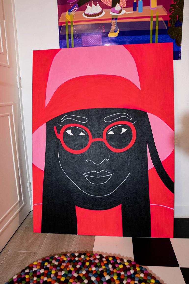 Original Contemporary Portrait Painting by Aurélia Durand