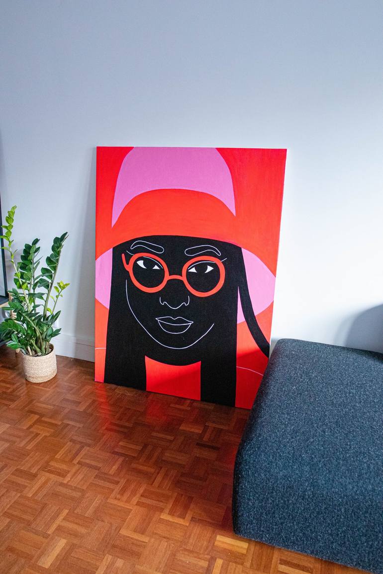 Original Contemporary Portrait Painting by Aurélia Durand