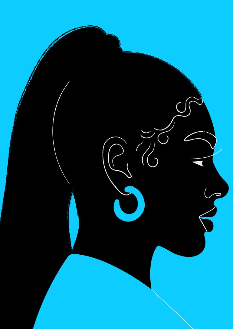 Original Abstract People Painting by Aurélia Durand