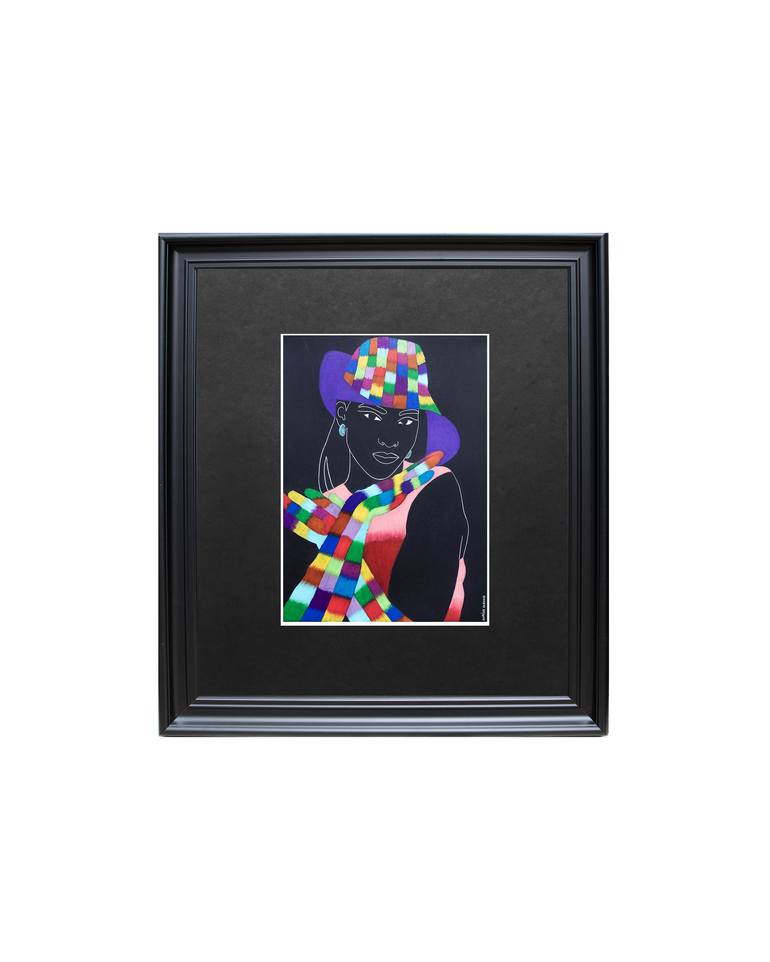 Original Contemporary People Drawing by Aurélia Durand