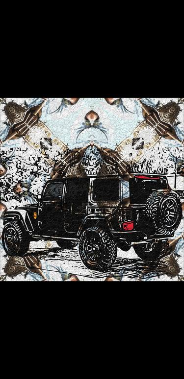 Original Art Deco Car Digital by Michael Ambasa