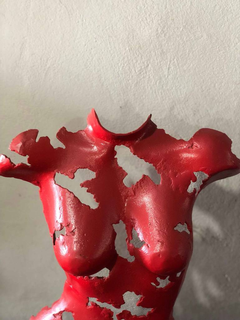 Original Abstract Body Sculpture by bull art