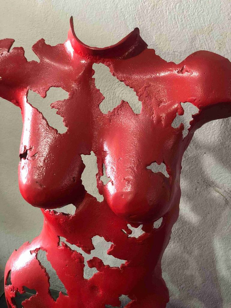 Original Abstract Body Sculpture by bull art