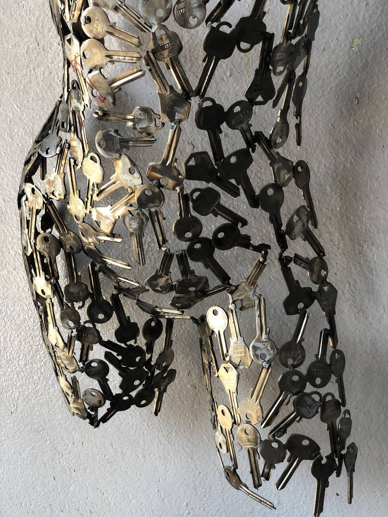 Original Abstract Body Sculpture by bull art