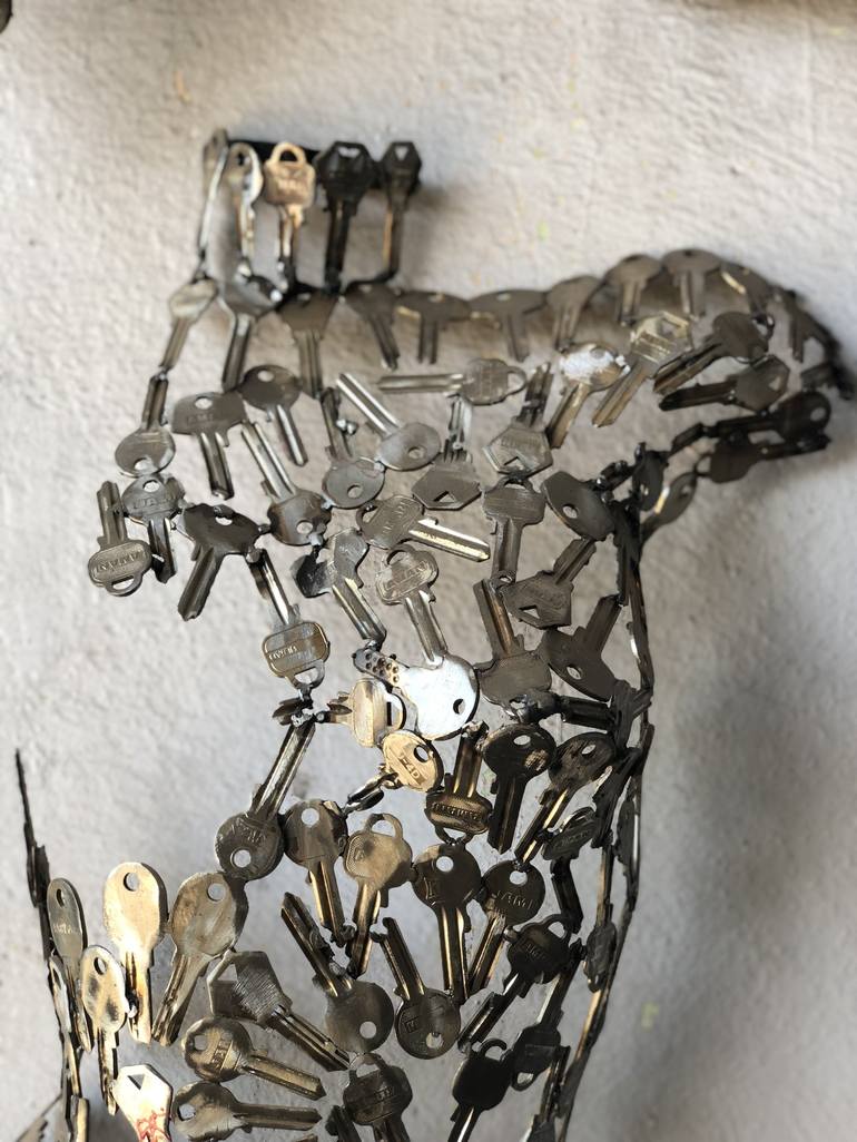 Original Abstract Body Sculpture by bull art