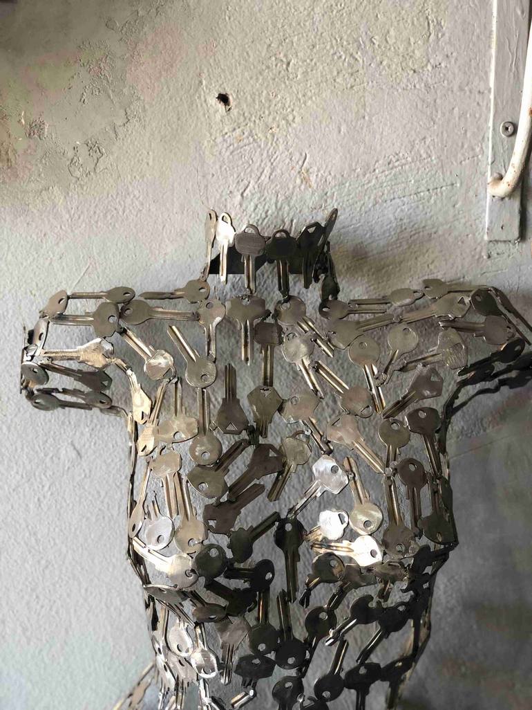 Original Art Deco Body Sculpture by bull art