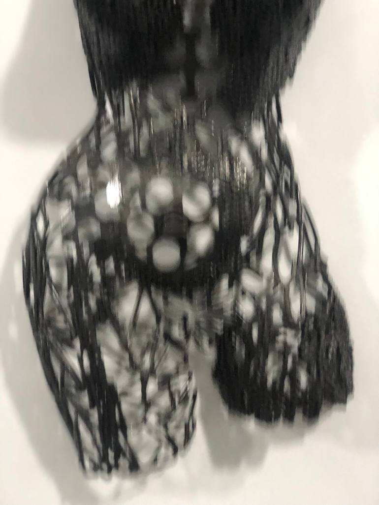 Original Abstract Body Sculpture by Steel  To Art