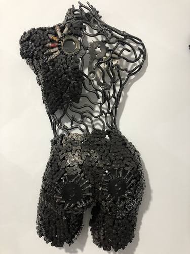 Original Abstract Body Sculpture by bull art