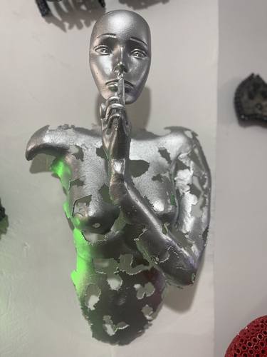 Original Art Deco Body Sculpture by bull art