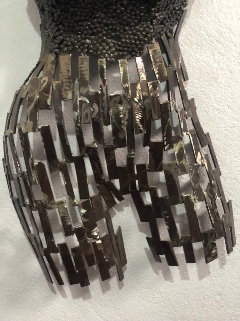 Original Abstract Body Sculpture by Steel  To Art