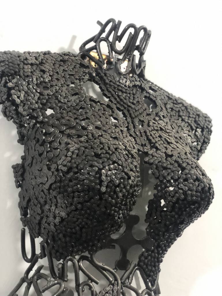 Original Abstract Body Sculpture by Steel  To Art