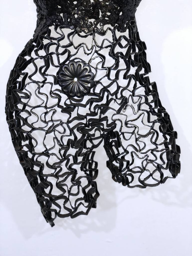 Original Abstract Body Sculpture by Steel  To Art
