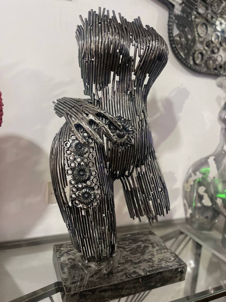 Original Art Deco Body Sculpture by Steel  To Art