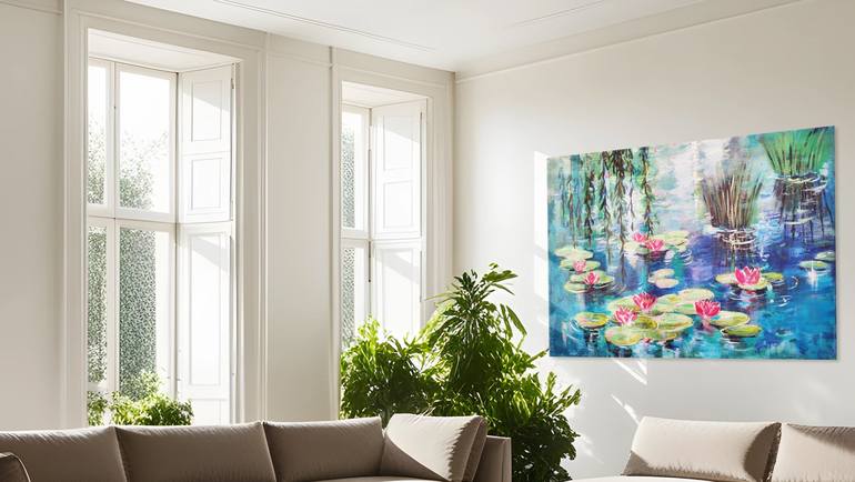 Original Impressionism Landscape Painting by Anna Kneipp