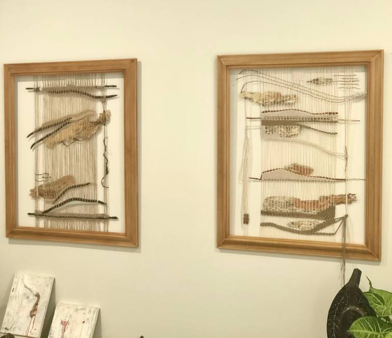 Original Abstract Landscape Mixed Media by Denize De Senneville