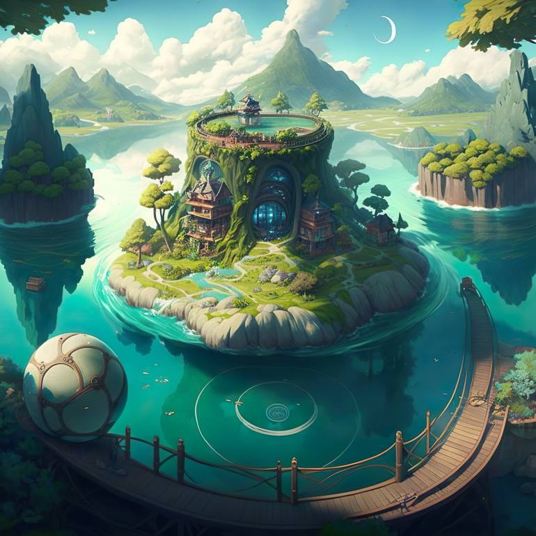 Original Illustration Fantasy Digital by Warren Mwamwaja