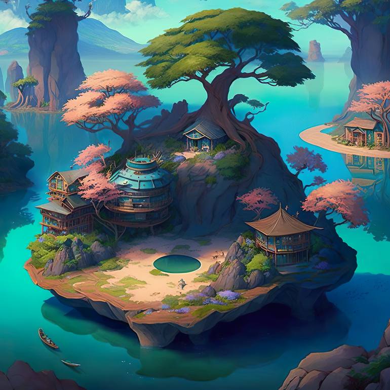 Original Illustration Fantasy Digital by Warren Mwamwaja