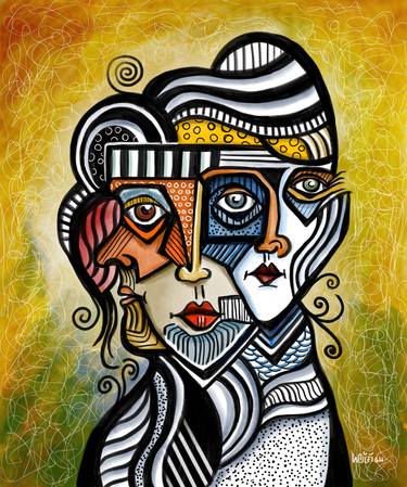 Original Cubism Abstract Digital by Brian K Williams