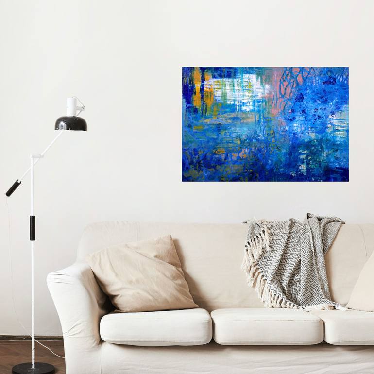 Original Abstract Painting by Julia Dovonou 