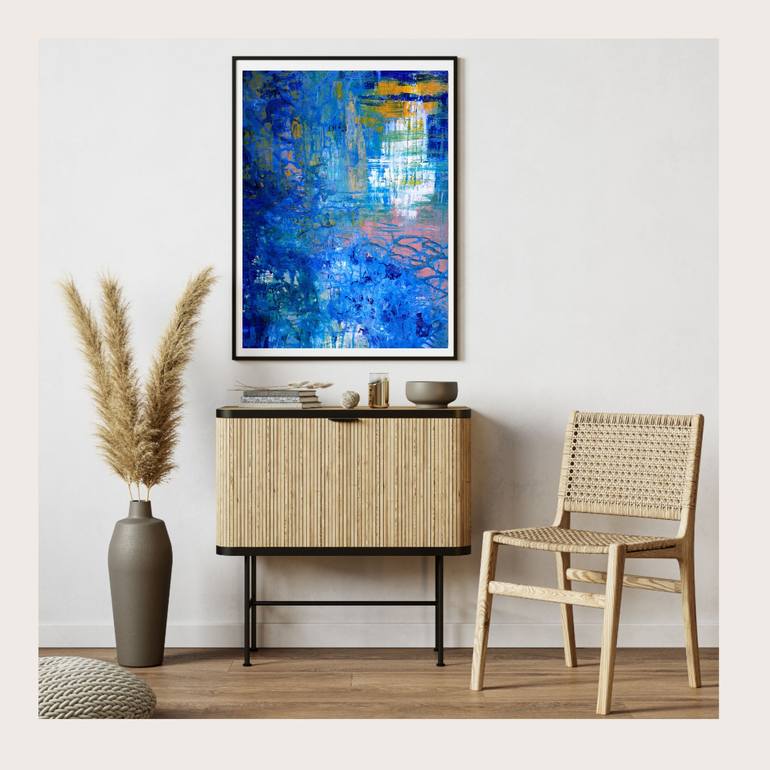 Original Abstract Painting by Julia Dovonou 