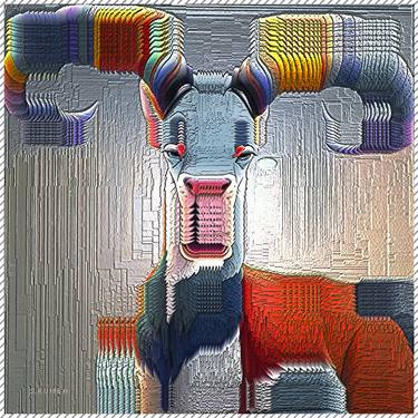 Print of Abstract Animal Mixed Media by Stanislav Rumba