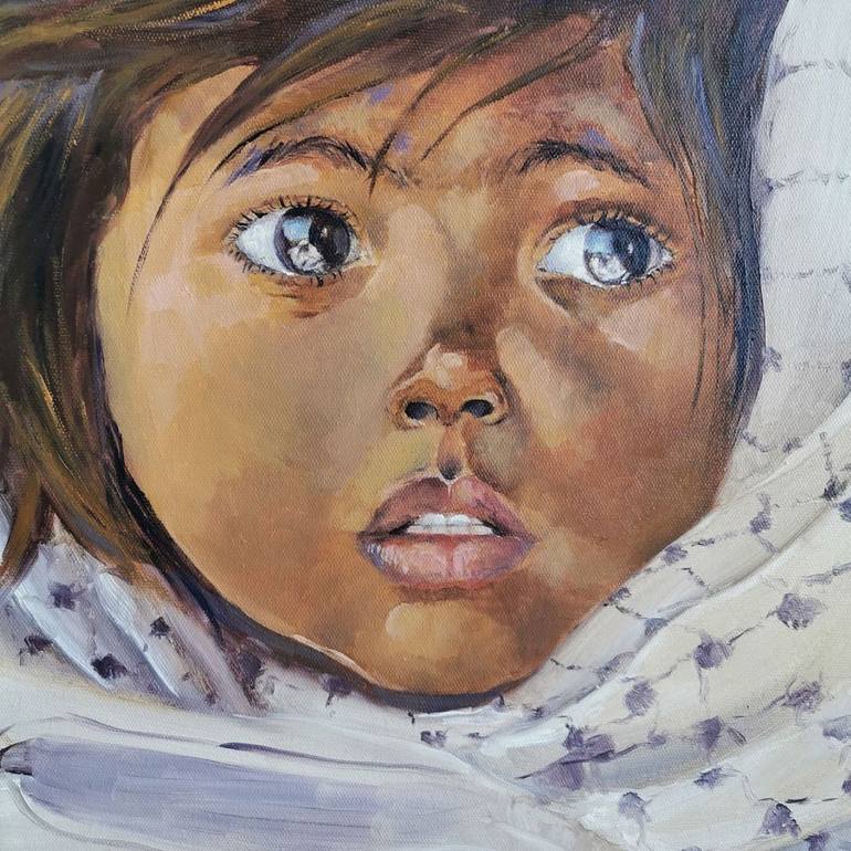 Original Contemporary Children Painting by Nora Alshaikh