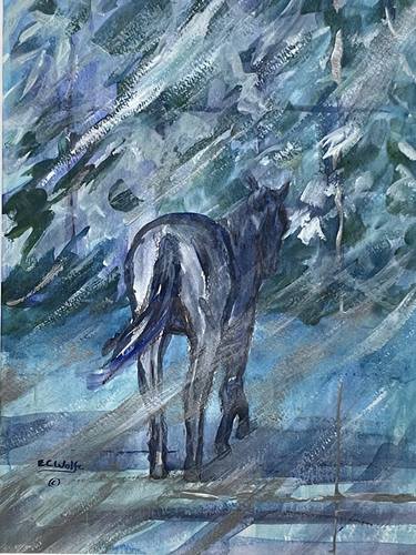 Original Fine Art Animal Paintings by Elaine Wolfe