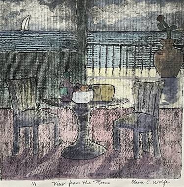 Original Fine Art Interiors Printmaking by Elaine Wolfe