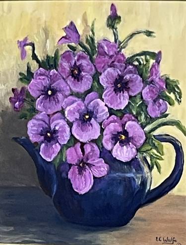 Original Floral Paintings by Elaine Wolfe
