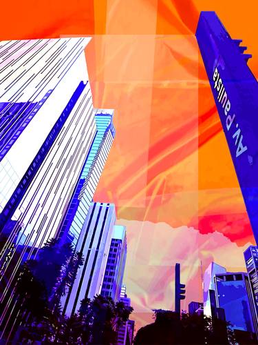 Original Abstract Cities Digital by Lanna Macedo