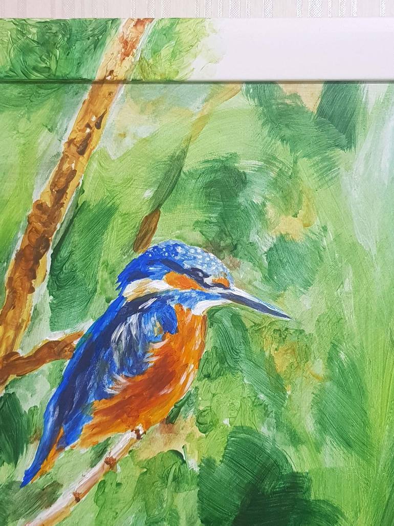 Original Impressionism Animal Painting by Denis Lee