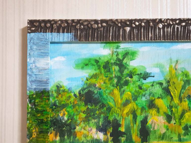 Original Impressionism Nature Painting by Denis Lee